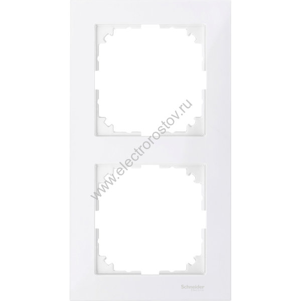 Schneider Electric Merten SM M-Pure Полярно-Бел Рамка 2-ая