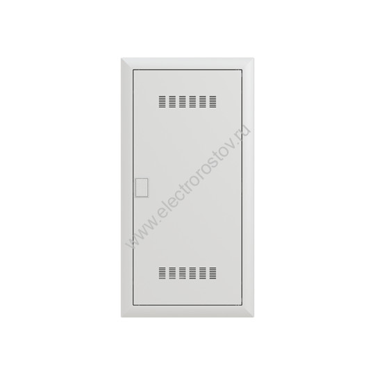 Щит UK640MVB мультимедийный (без розетки) с дверью с вентиляц. отверстиями и DIN-рейкой (4 ряда) ABB