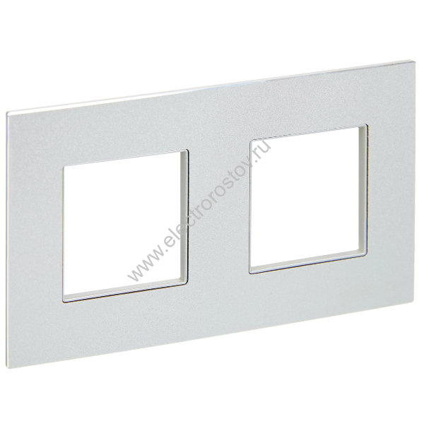 IEK SKANDY Металл Серебряный Рамка 2-ая SK-F32S