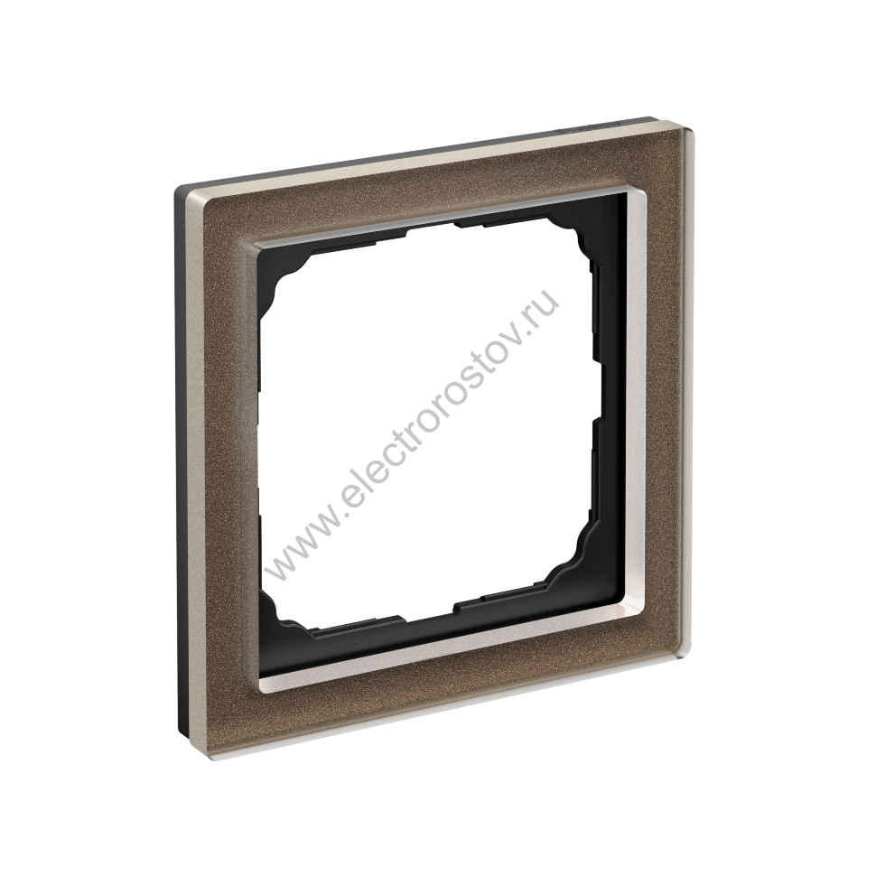 Systeme Electric ArtGallery Pure Органическое стекло Мокко Рамка 1-ая