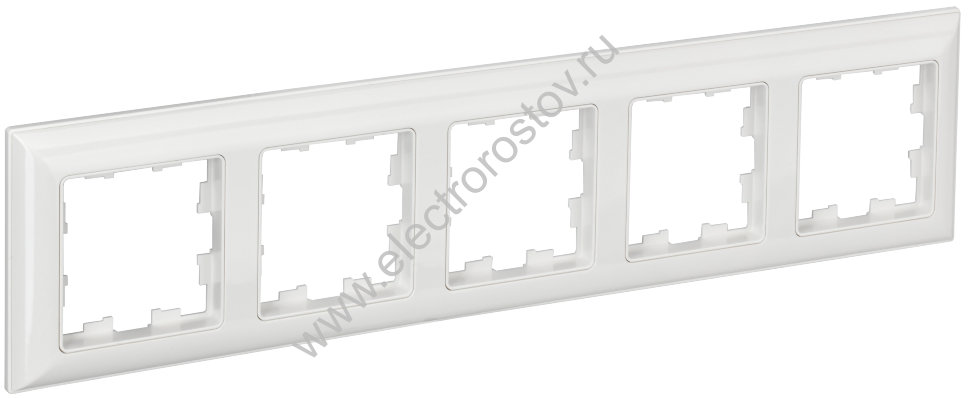 IEK BRITE DECOR Белый 3D-форма Рамка 5-м РУ-5-Бр