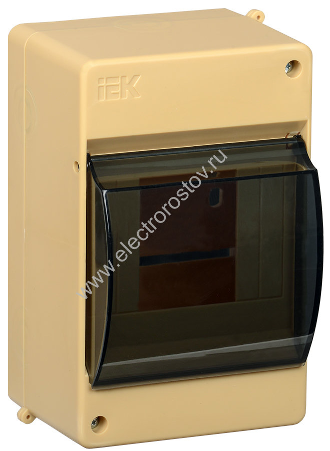 KREPTA 3 Корпус пластиковый КМПн 2/4 IP30 выкл сосна откр.монтаж IEK