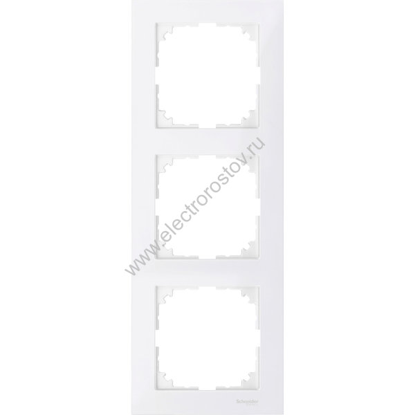 Schneider Electric Merten SM M-Pure Полярно-Бел Рамка 3-ая