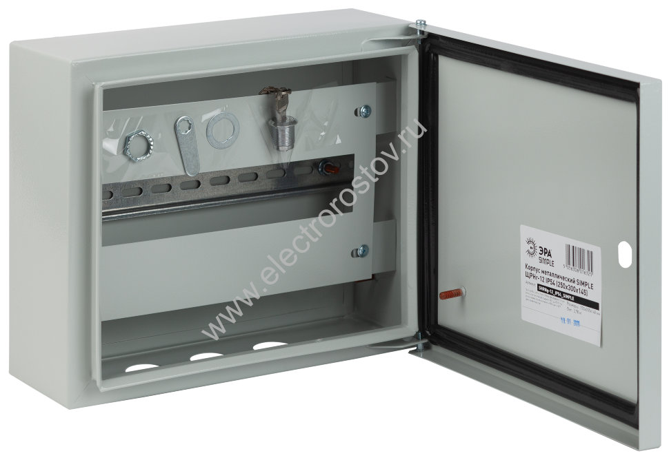 Щит металлический ЩРН-12 IP54 (250х300х120) ЭРА