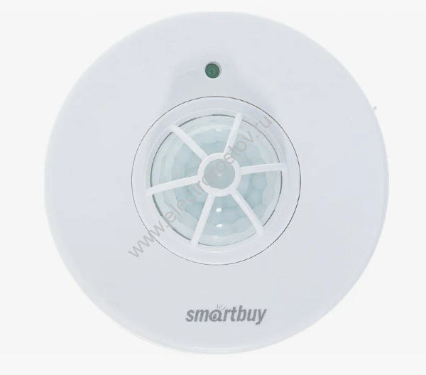 Датчик движения потолочный 1200Вт, до 8м Smartbuy