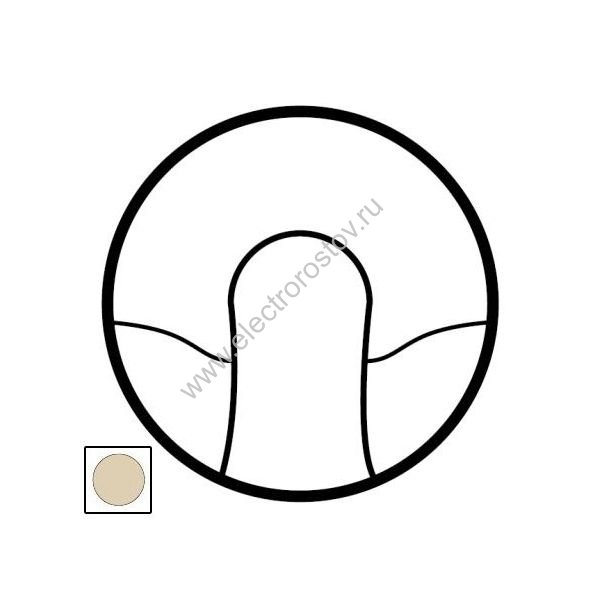 Celiane Беж Накладка вывода кабеля Legrand