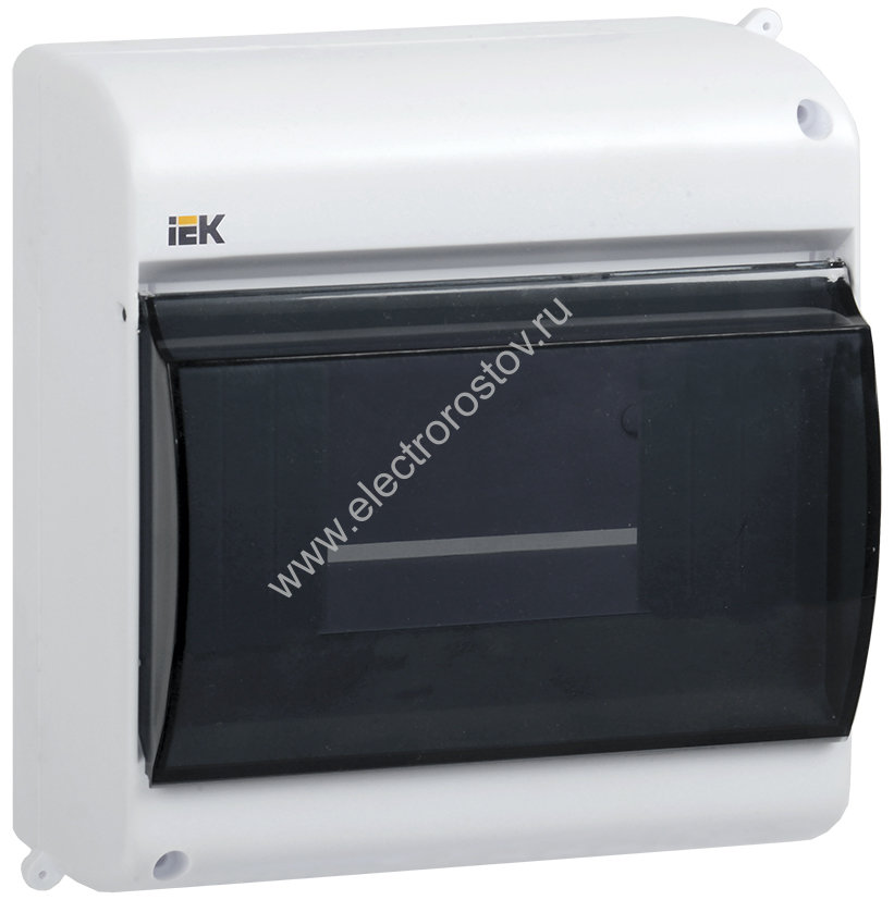 KREPTA 3 Корпус пластиковый КМПн 2/6 IP30 белый откр.монтаж IEK