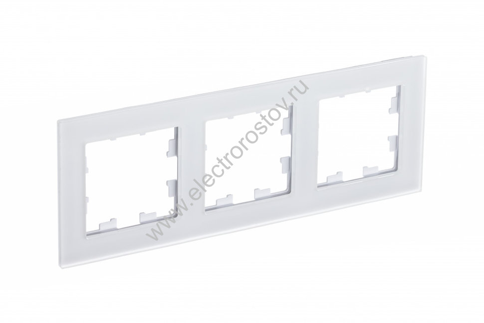 AtlasDesign Nature Матовое стекло белый Рамка 3-ая Schneider Electric