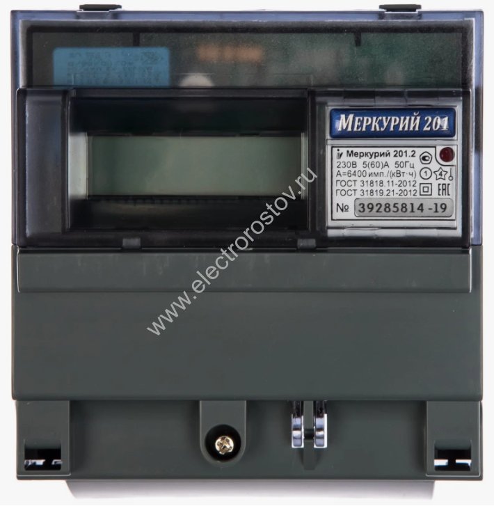 Счетчик электроэнергии 1Ф Меркурий-201.2
