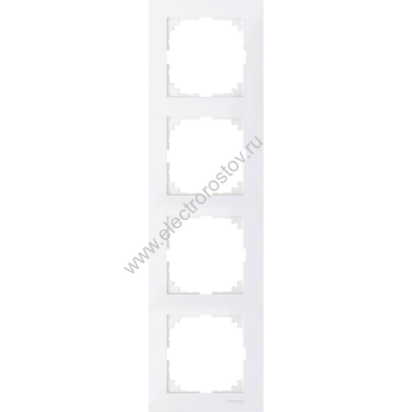 Schneider Electric Merten SM M-Pure Полярно-Бел Рамка 4-ая