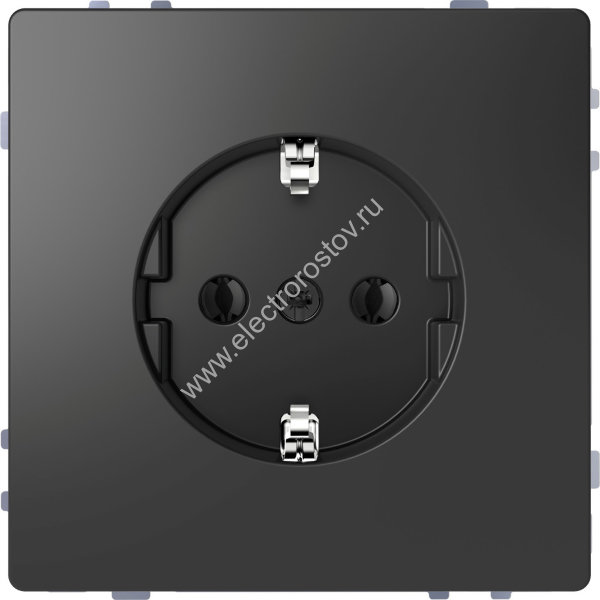 Schneider Electric Merten D-Life Антрацит Розетка 16А, с/з , без шторок
