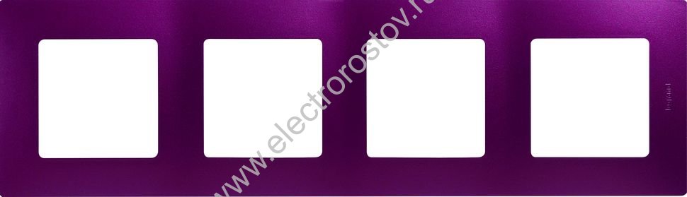 Etika Сливовая Рамка 4-ая Legrand