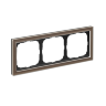 Systeme Electric ArtGallery Pure Органическое стекло Мокко Рамка 3-ая