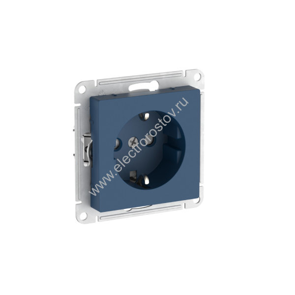 AtlasDesign Аквамарин Розетка 1-ая с/з со шторками с быстрозажим. клеммами Schneider Electric