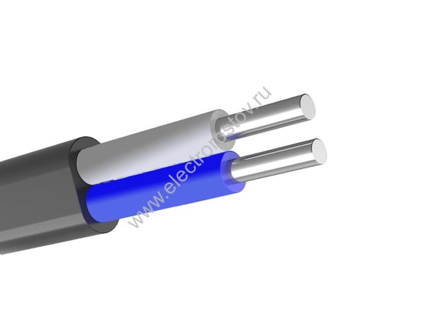 Кабель силовой алюминиевый АВВГ 2х4