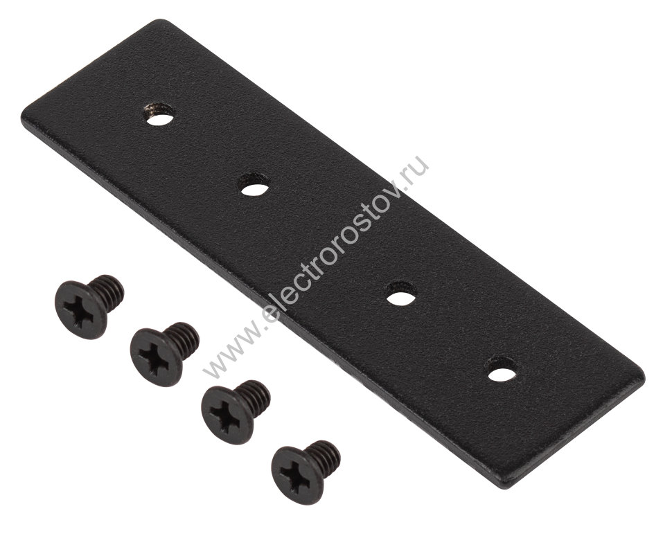 ЭРА Коннектор TRM-S20-C прямой для накладного магнитного шинопровода NOVA TRM-S20 черный