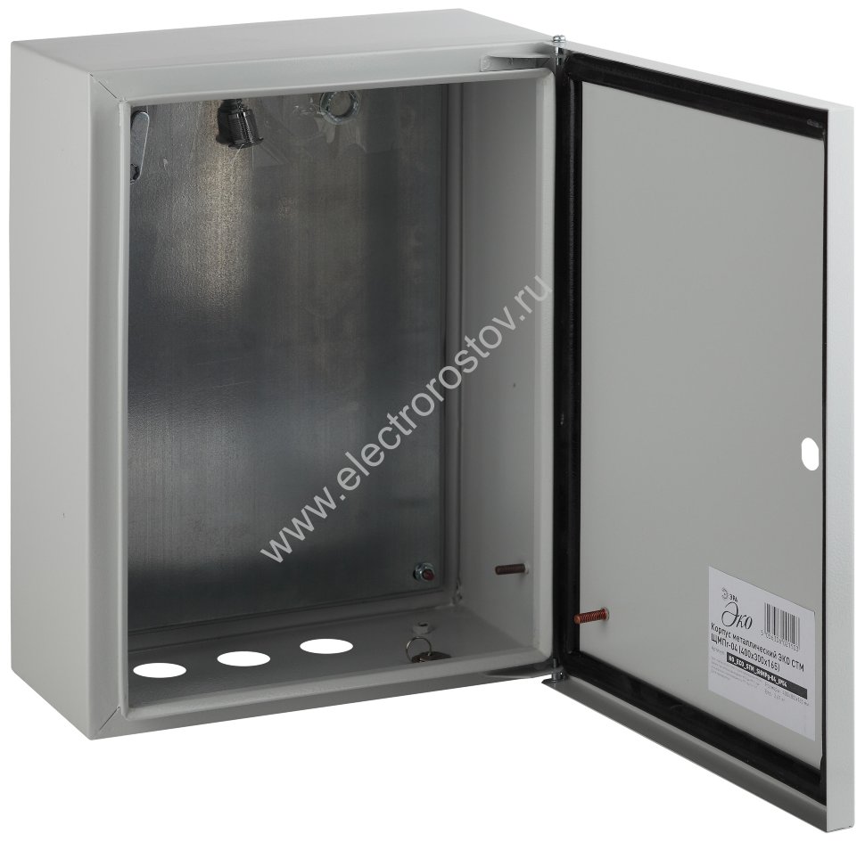 Щит металлический ЩМП-1-1 (ЩМПг-04) IP54 400х300х175 ЭРА