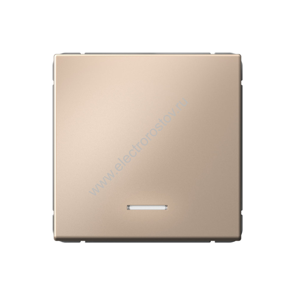 Systeme Electric ArtGallery Песочный Выключатель 1-клавишный с подсветкой, сх.1а, 10АХ, механизм