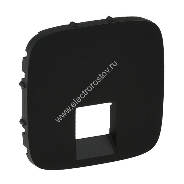 Valena Allure Антрацит Лицевая панель Интернет/Телефонная розетка 1-ая Legrand