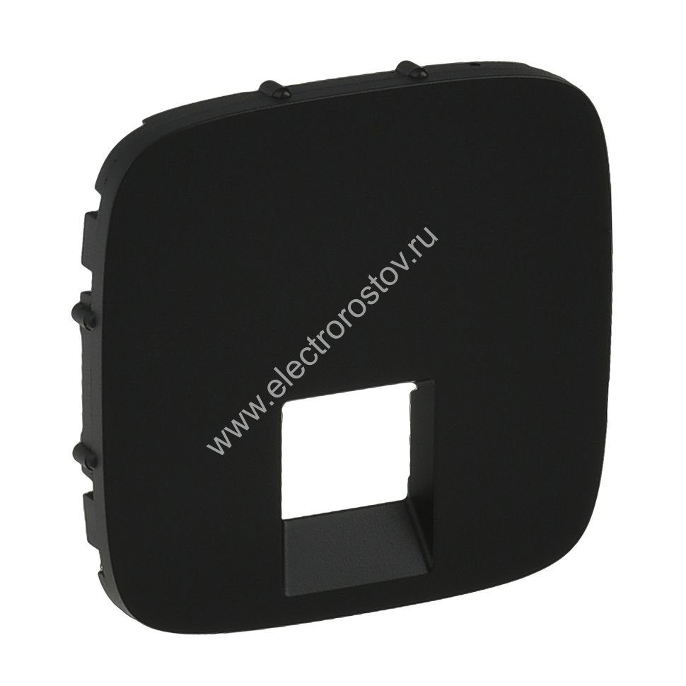 Valena Allure Антрацит Лицевая панель Интернет/Телефонная розетка 1-ая Legrand