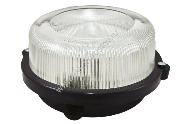 Светильник НПП круг пласт. корпус с обручем, прозрачный рассеиватель 100Вт IP54 TDM