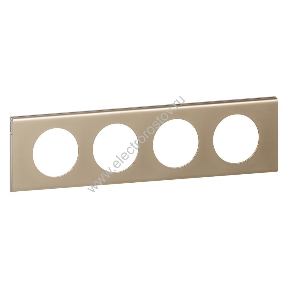 Celiane Никель Велюр Рамка 4-ая (2+2+2+2 мод) Legrand