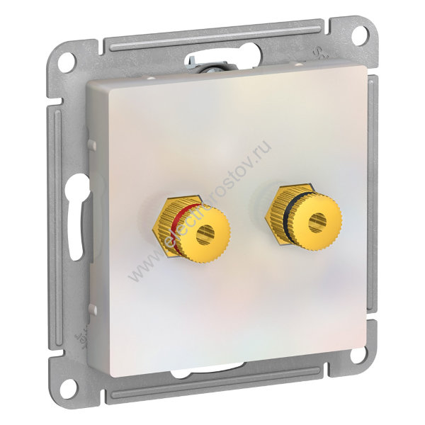 AtlasDesign Жемчуг Аудиорозетка двухместная Schneider Electric