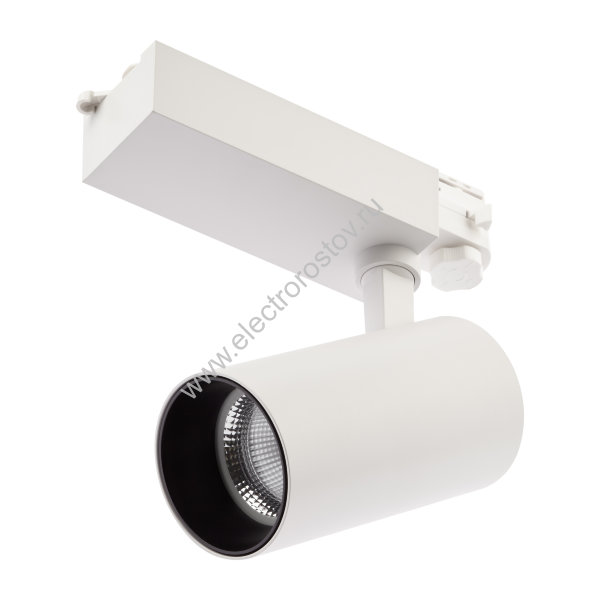 ЭРА Трековый светильник трёхфазный SТR-30-36-40K-W30 узкий луч 4000K белый
