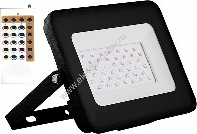 Прожектор светодиодный 30Вт RGB IP65 Feron