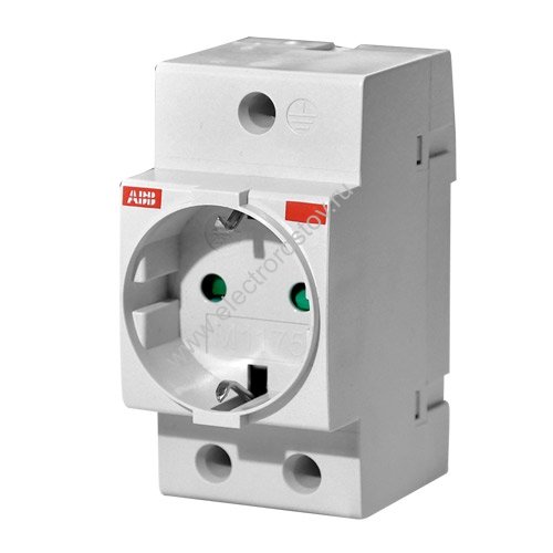Розетка с заземлением на DIN-рейку M1175 ABB