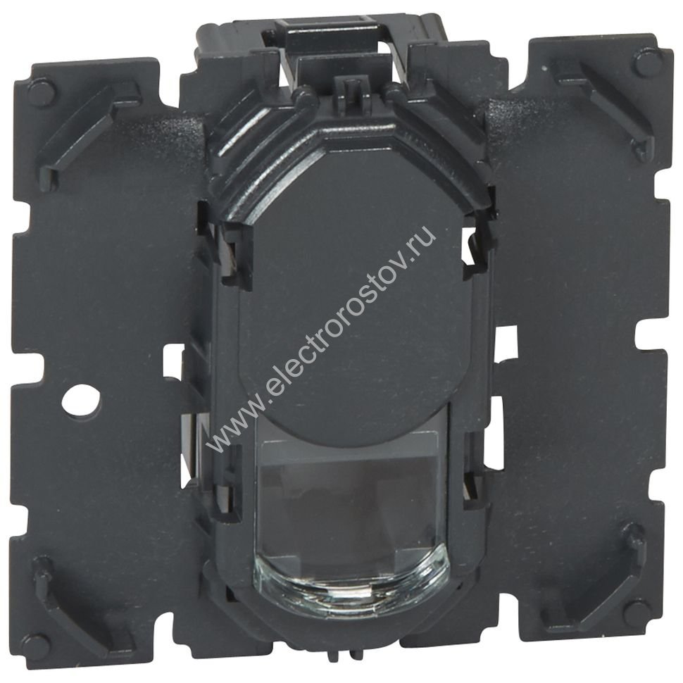 Celiane Мех Компьютерной розетки RJ45 UTP 6кат 2(1) мод Legrand