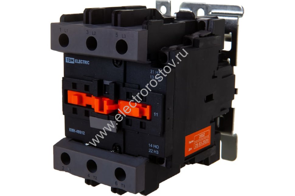 Контактор КМН-49512 95А 230В/АС3 1но+1нз TDM