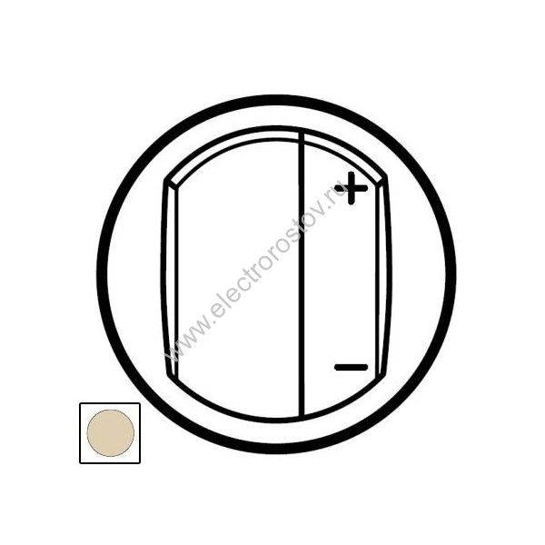 Celiane Беж Накладка светорегулятора нажимного Legrand