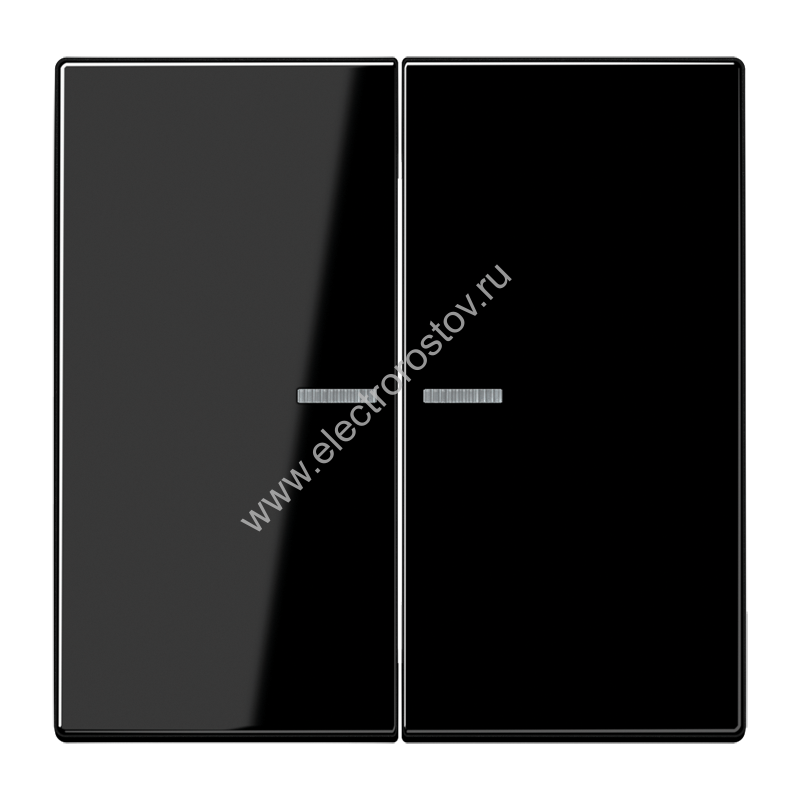 LS 990 Черный глянцевый Клавиша 2-ая с подсветкой JUNG