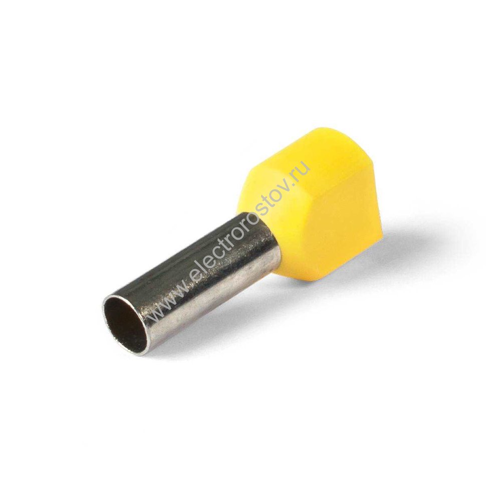 Наконечник штыревой (двойной) НШВИ(2) 6мм² - 14мм КВТ