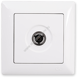 Visage Белый Розетка TV прох/оконеч. GUNSAN