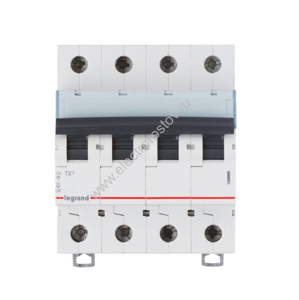 TX3 Автоматический выключатель 4P B25 6кА Legrand