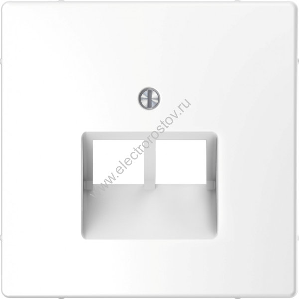 Schneider Electric Merten D-Life Белый Лотос Накладка центральная для розетки 2-ной RJ45