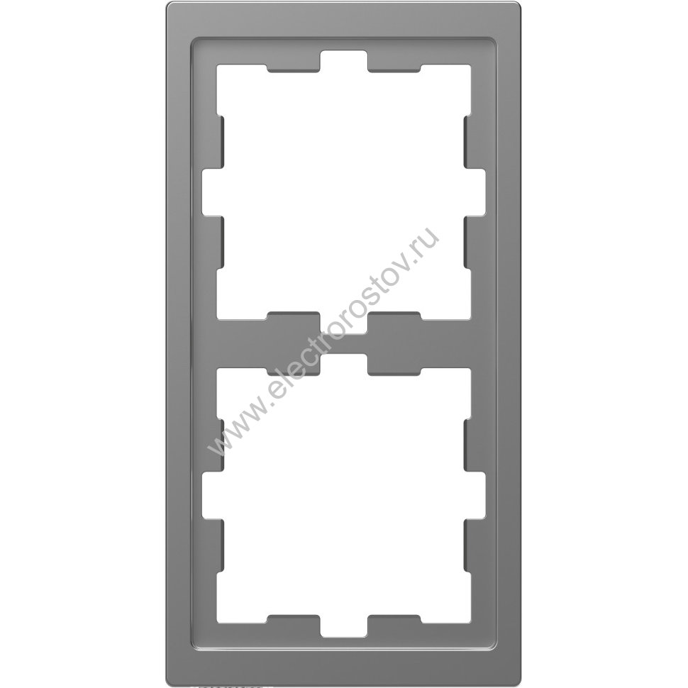 Schneider Electric Merten D-Life Нержавеющая Сталь Рамка 2-ая