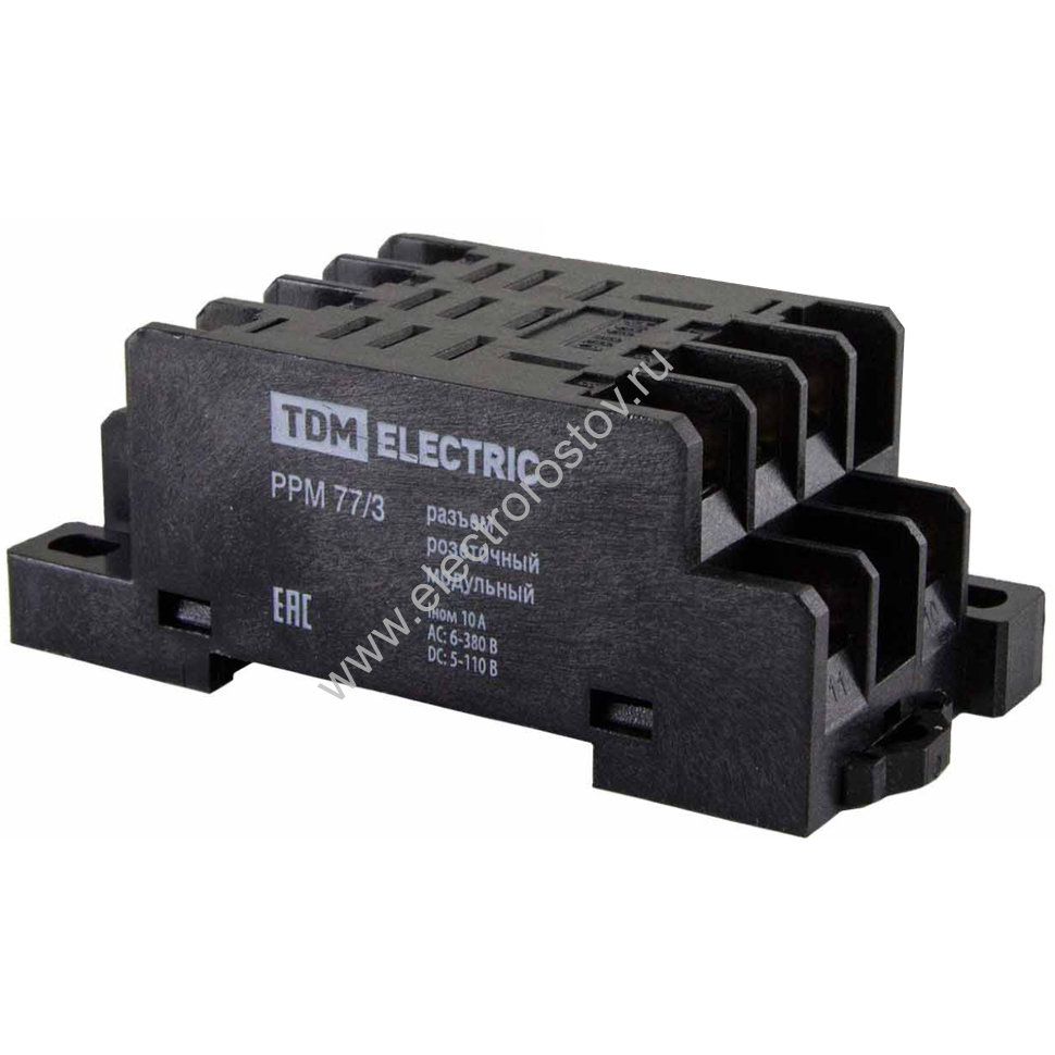 Разъём РРМ 77/3 для РЭК77/3 модульный TDM
