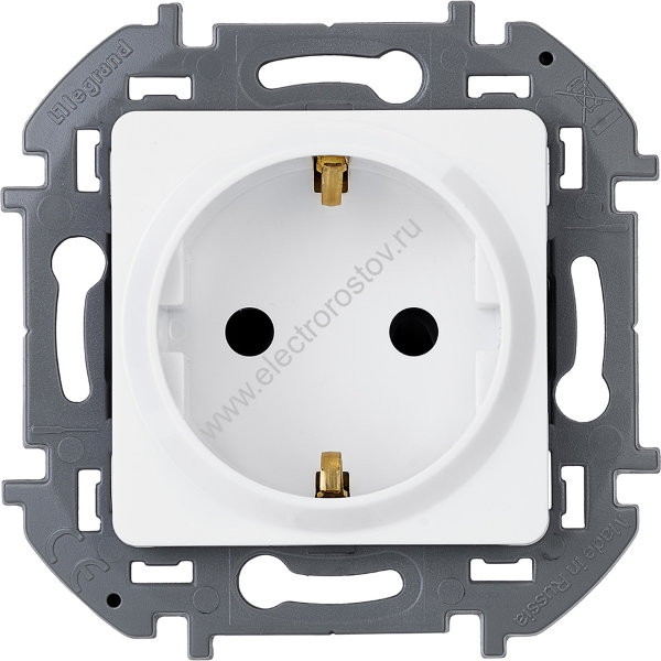 INSPIRIA Белый Розетка с заземлением Legrand