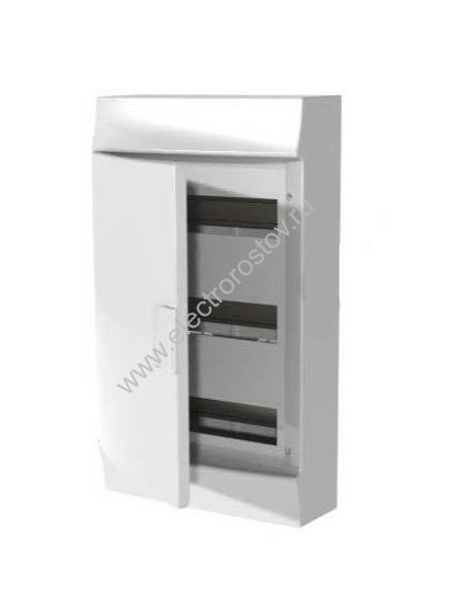 Mistral41 Щит накладной 36 модуля, дверь белая, с клеммами IP41 ABB