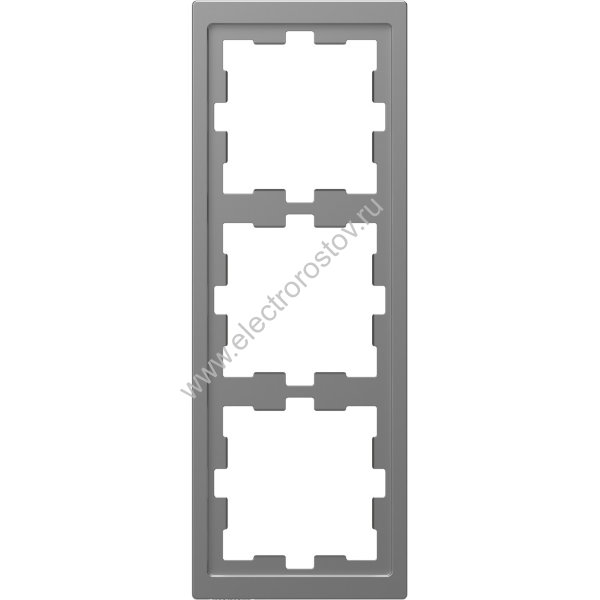 Schneider Electric Merten D-Life Нержавеющая Сталь Рамка 3-ая