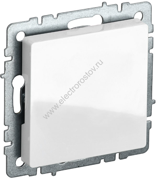 IEK BRITE BASE Белый Заглушка с суппортом МЗ10-БрБ