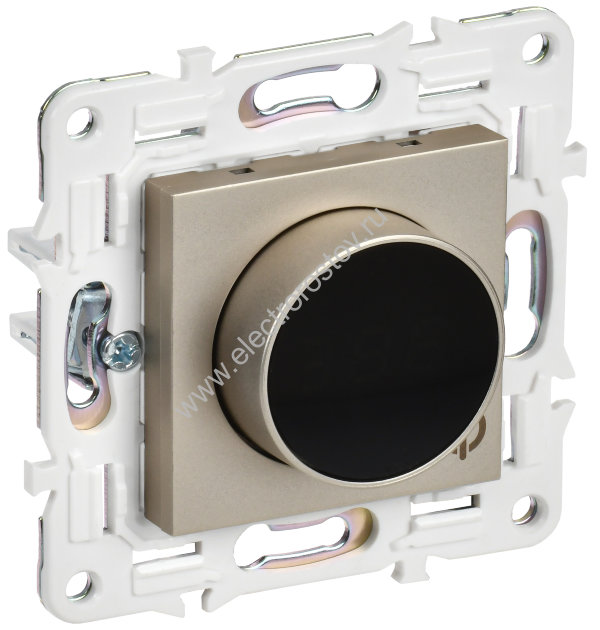 IEK SKANDY Шампань Термостат электронный с индикацией SK-T01Sh