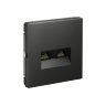 Systeme Electric ArtGallery Базальт Розетка двойная компьютерная RJ45+RJ45, кат. 5е, механизм