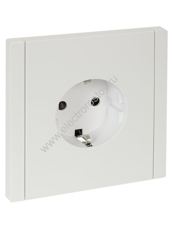 IEK FORTE&PIANO Белый Розетка с/з со шт винтовое крепление 16А FP215