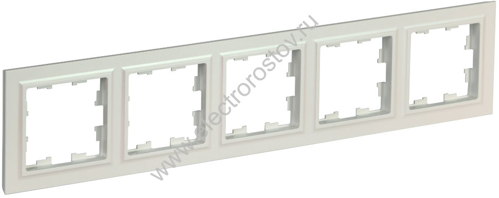 IEK BRITE BASE Жемчуг Рамка 5-м РУ-5-БрЖ