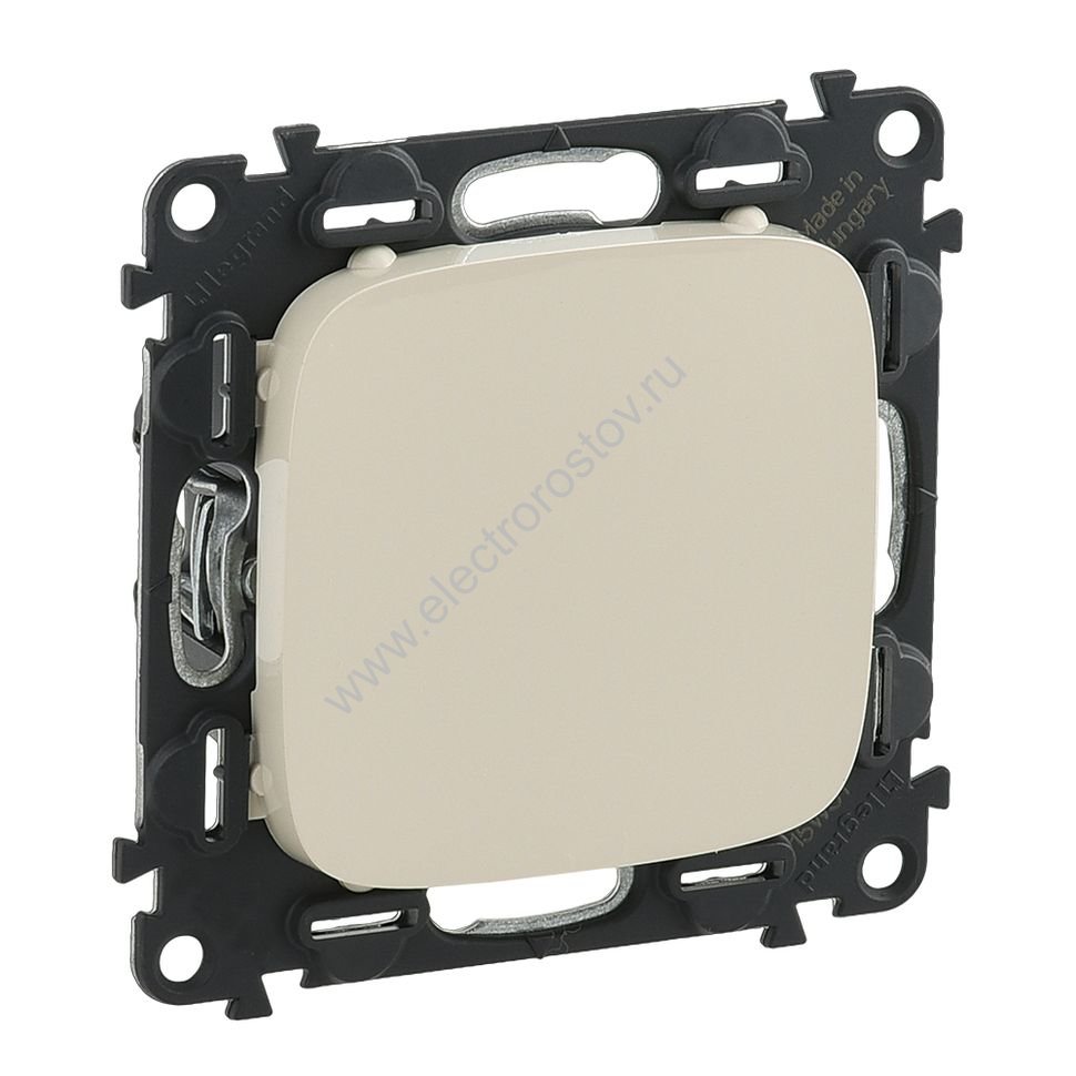 Valena Allure Слоновая кость Заглушка с суппортом Legrand