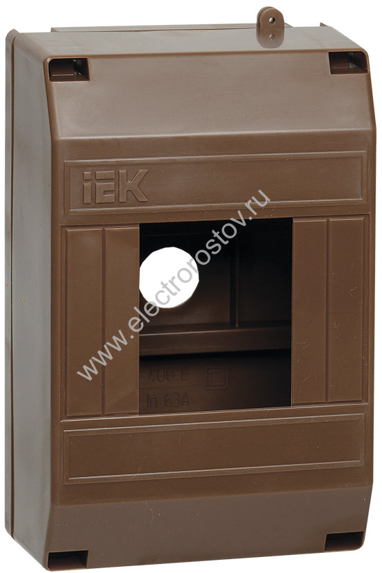 KREPTA 3 Корпус пластиковый КМПн 1/4 IP20 дуб откр.монтаж IEK